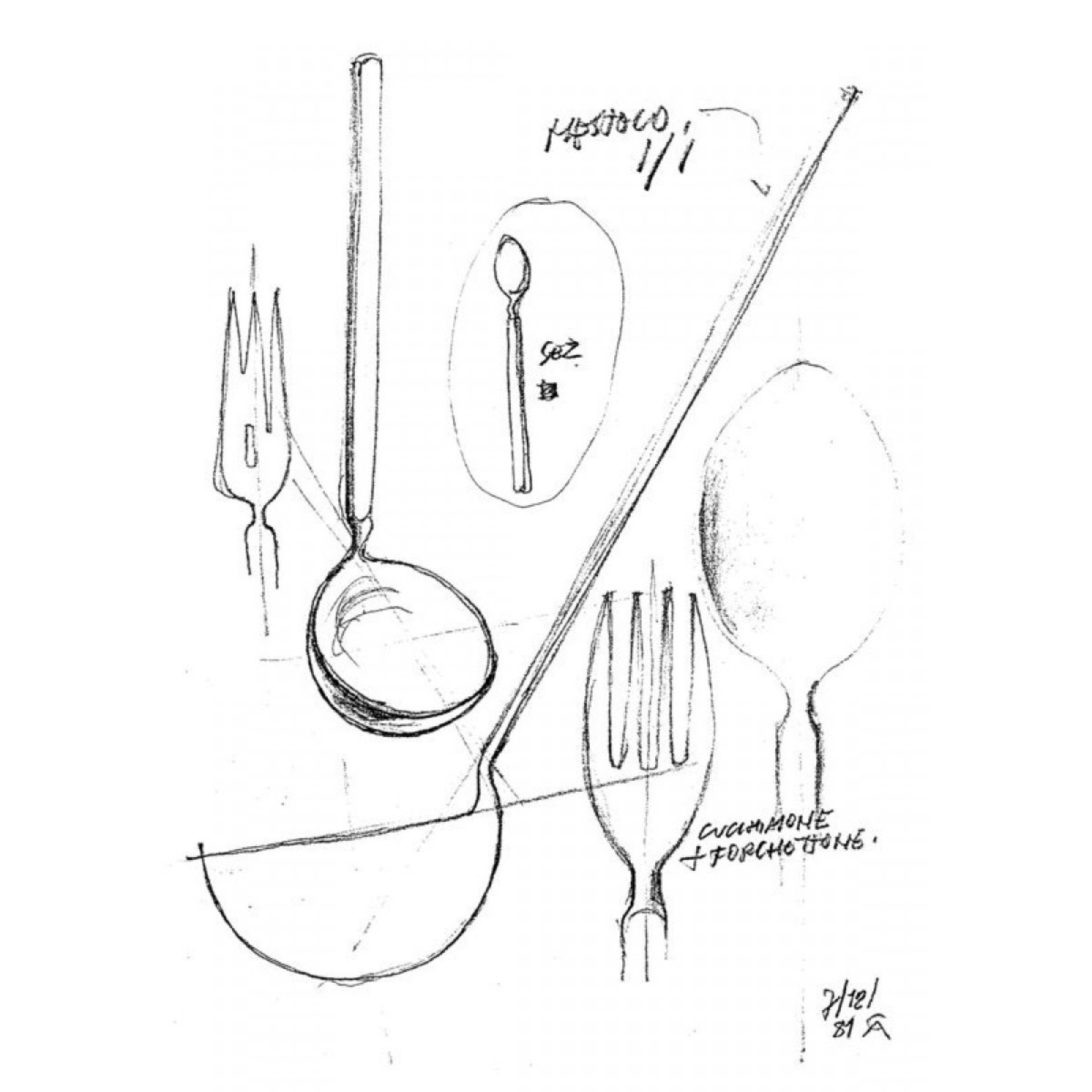 Dry Cutlery Set 24tlg Alessi | ALESSI 4180S24